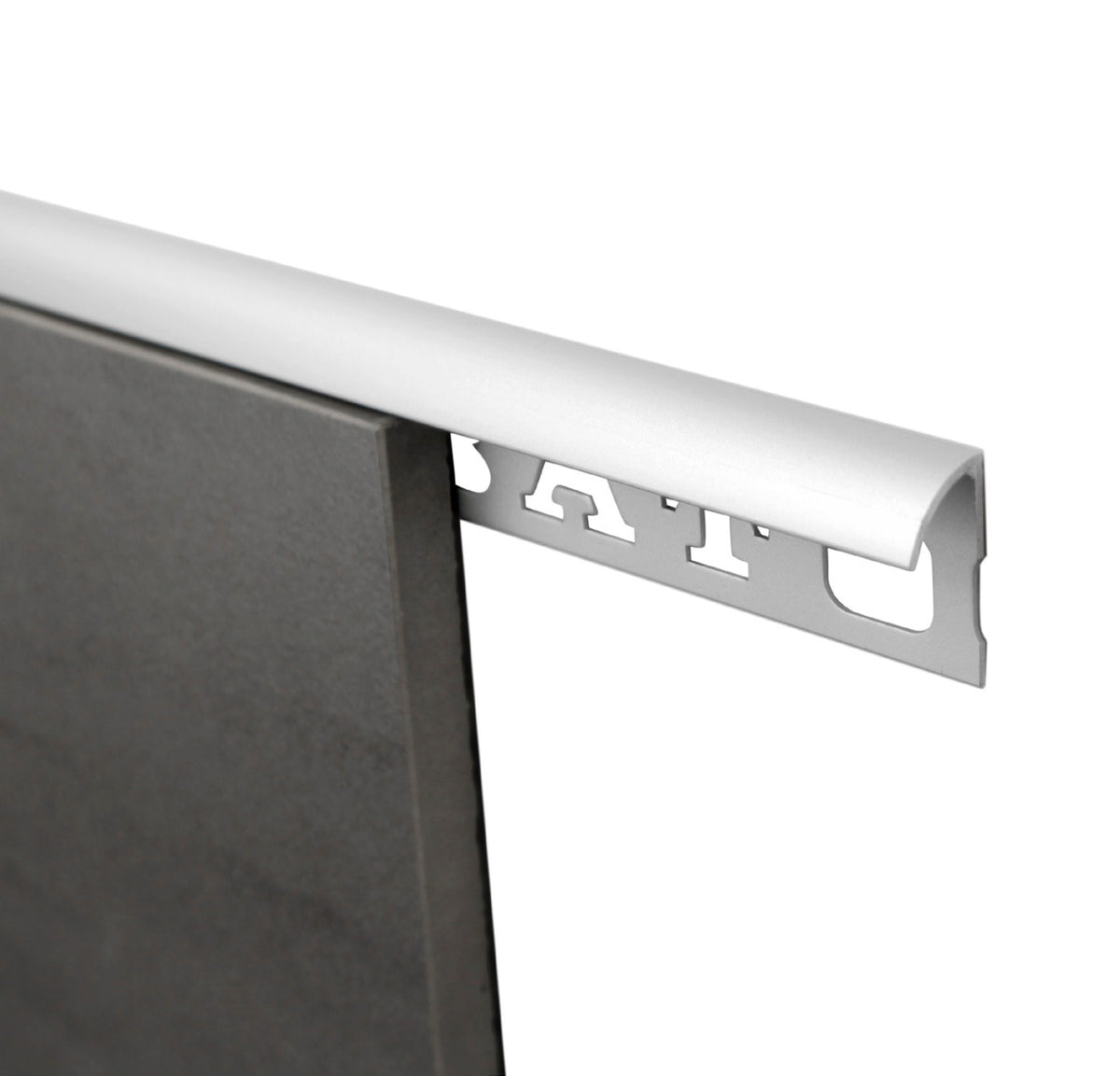 BAT Half Round Tile Trim Aluminium – 3m Lengths