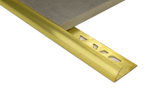 BAT Half Round Tile Trim – Brass, Chrome & Stainless Steel