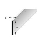 BAT Trims Flat Bar profile drawing with dimensions