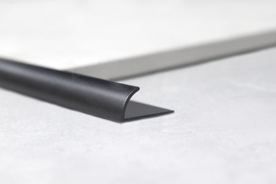 BAT Half Round Tile Trim Aluminium – 3m Lengths