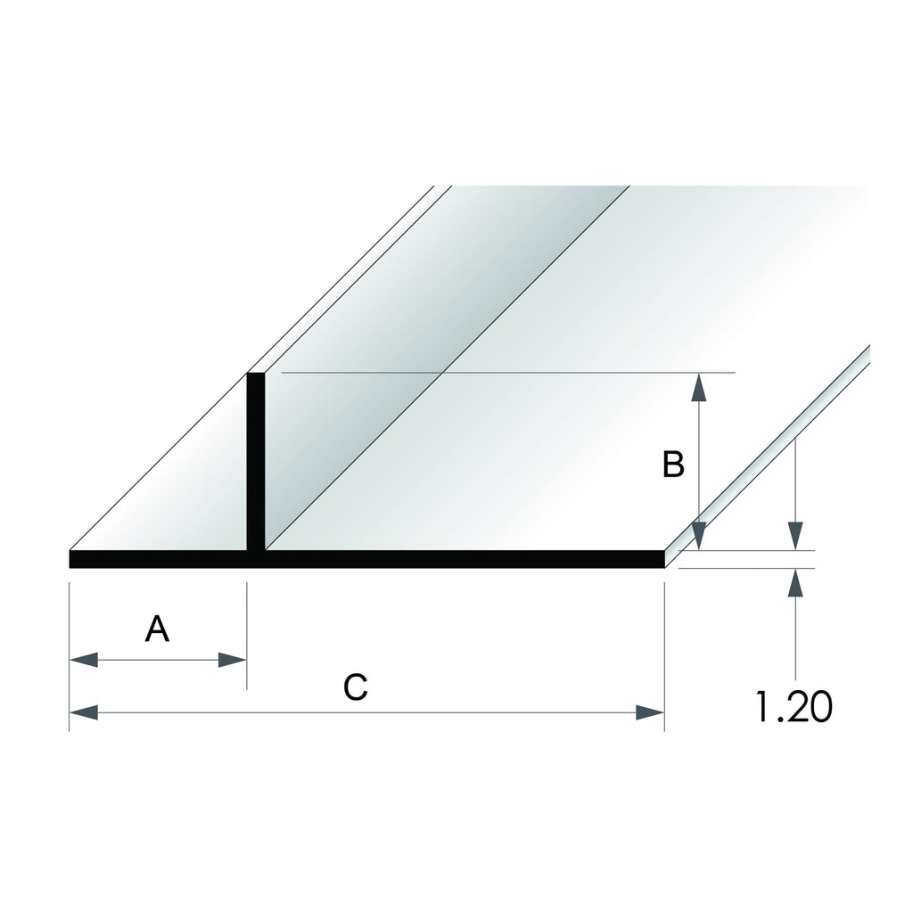BAT Trims Birds Mouth Trim profile drawing with dimensions