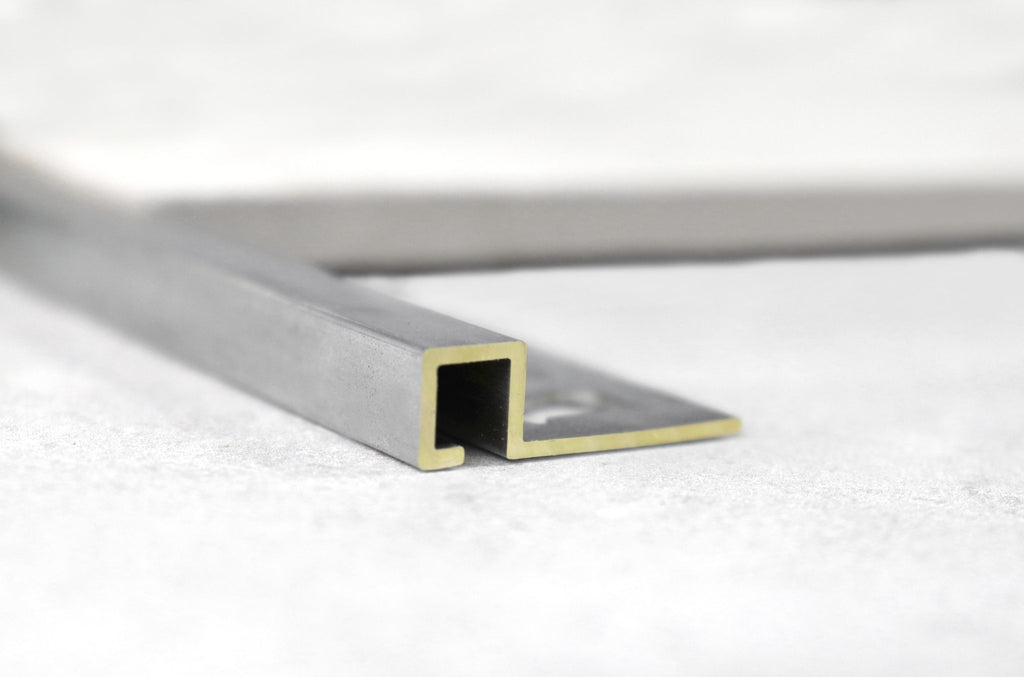BAT Trims Square Corner Angle chrome plated brass – tile trim photo