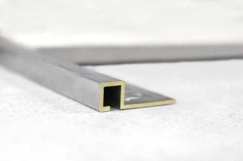 BAT Trims Square Corner Angle chrome plated brass – tile trim photo
