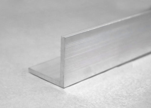 BAT Trims Aluminium Geometric Angle end view – tile trim photo