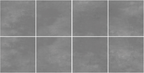 Cement Dark Grey 600 x 600 mm tiles, face variations