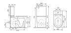 Eternal Element Toilet Suite dimensions