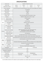 Crystal Nova Smart Toilet Suite specifications