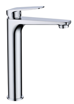 Malaga All-in-One Vanity Package with Stone Top: tall mixer