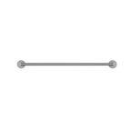 MELA BRUNO 600 Double Towel Rail in Brushed Nickel, view 2
