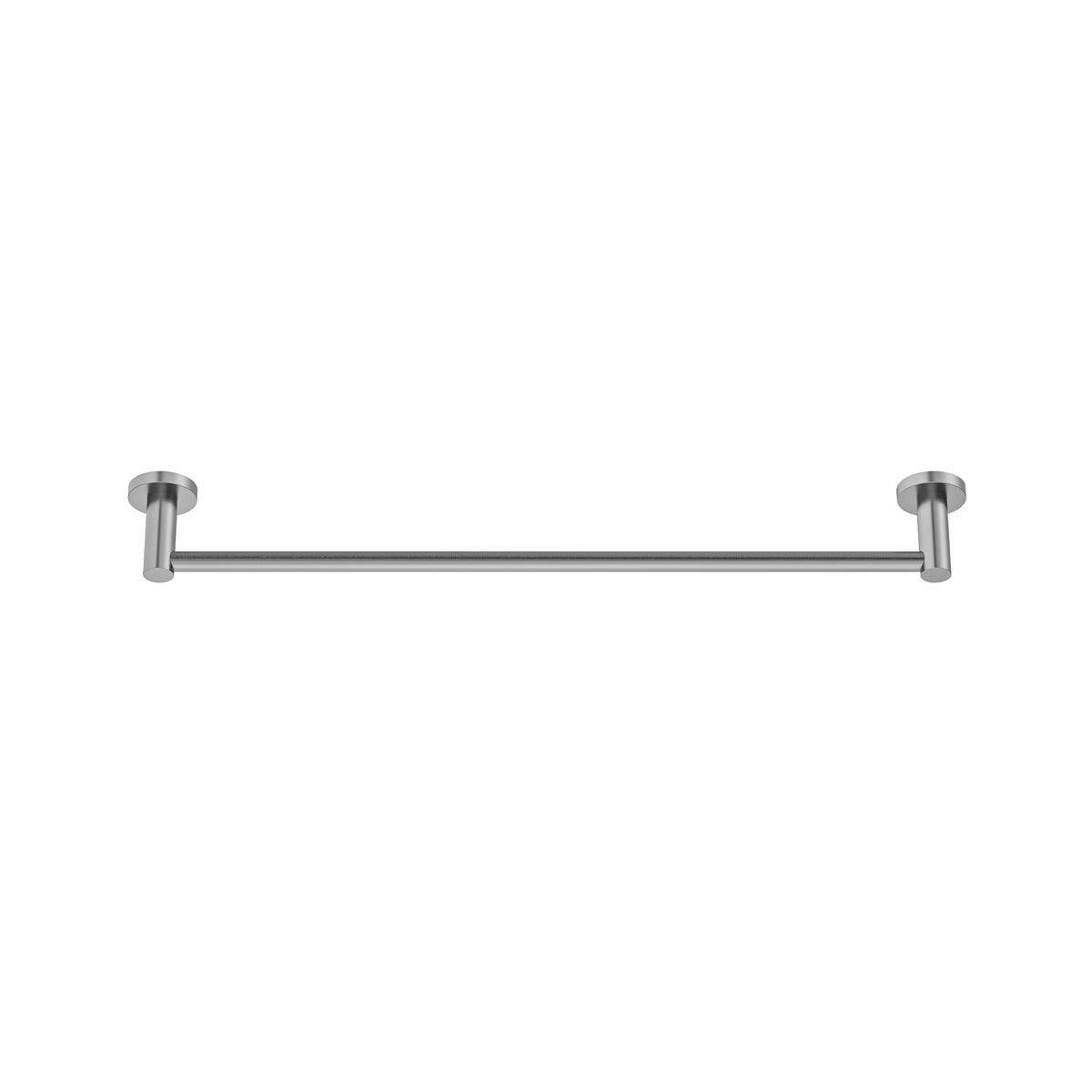 MELA BRUNO 600 Single Towel Rail in Brushed Nickel, view 3