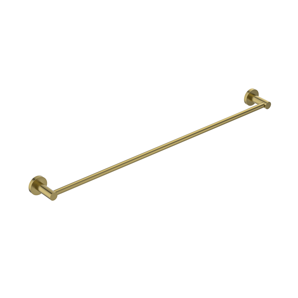 MELA BRUNO 800 Single Towel Rail, Brushed Brass, BRU.TR.800S.BB