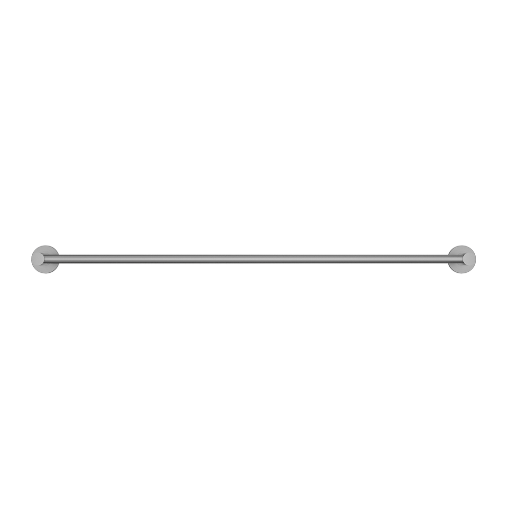 MELA BRUNO 800 Double Towel Rail in Brushed Nickel, view 2