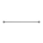 MELA BRUNO 800 Double Towel Rail in Brushed Nickel, view 2