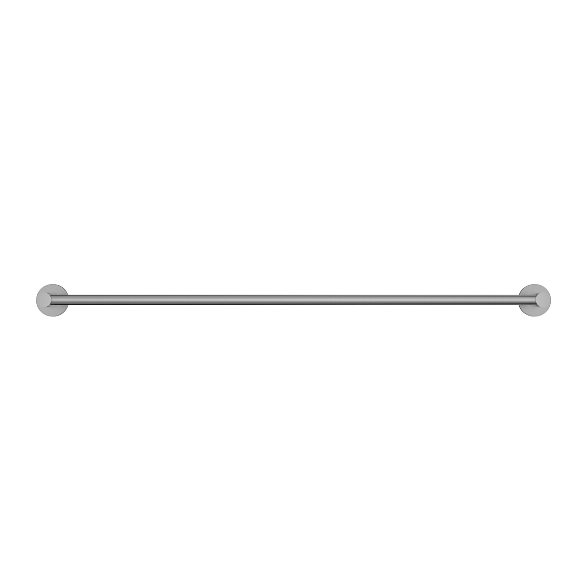 MELA BRUNO 800 Double Towel Rail in Brushed Nickel, view 2