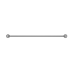 MELA BRUNO 800 Single Towel Rail in Brushed Nickel, view 2