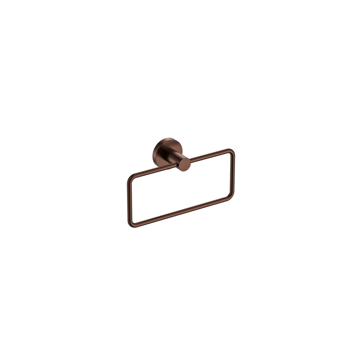 MELA BRUNO Hand Towel Rail, Brushed Copper, BRU.HT.001.BC
