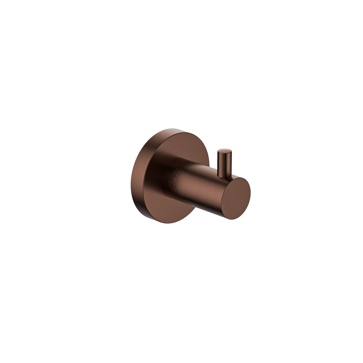 MELA BRUNO Robe Hook, Brushed Copper, BRU.H.001.BC