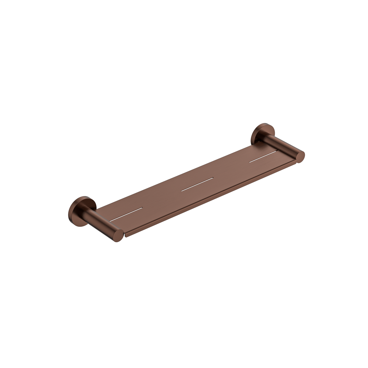 MELA BRUNO Shelf Holder, Brushed Copper, BRU.SH.002.BC