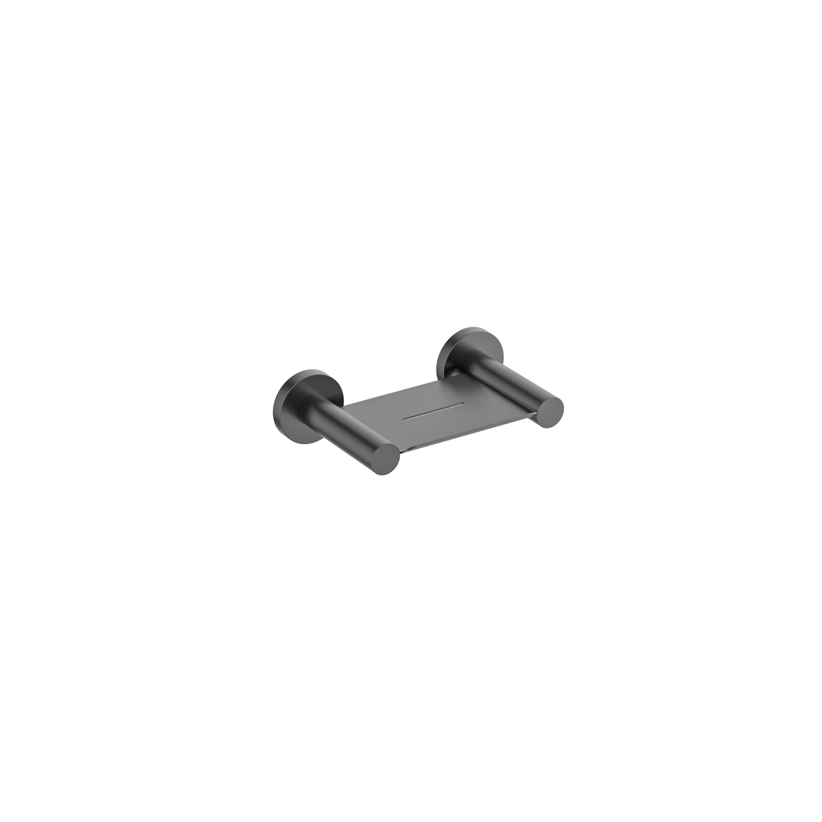 MELA BRUNO Soap Holder, Light Gun Metal, BRU.SH.001.GM