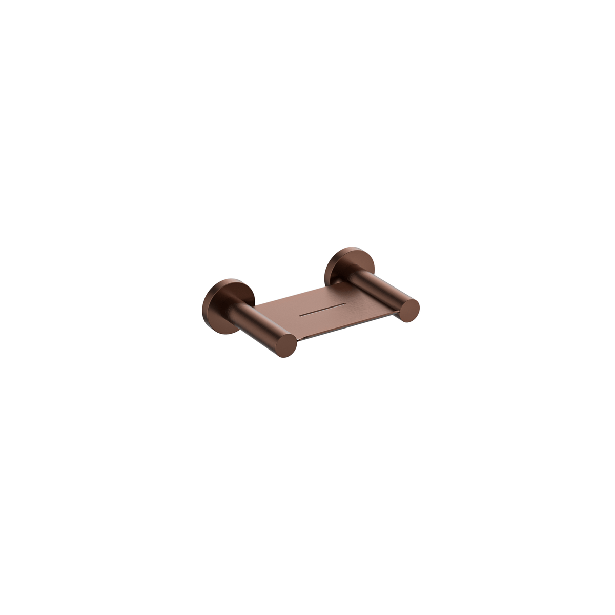 MELA BRUNO Soap Holder, Brushed Copper, BRU.SH.001.BC