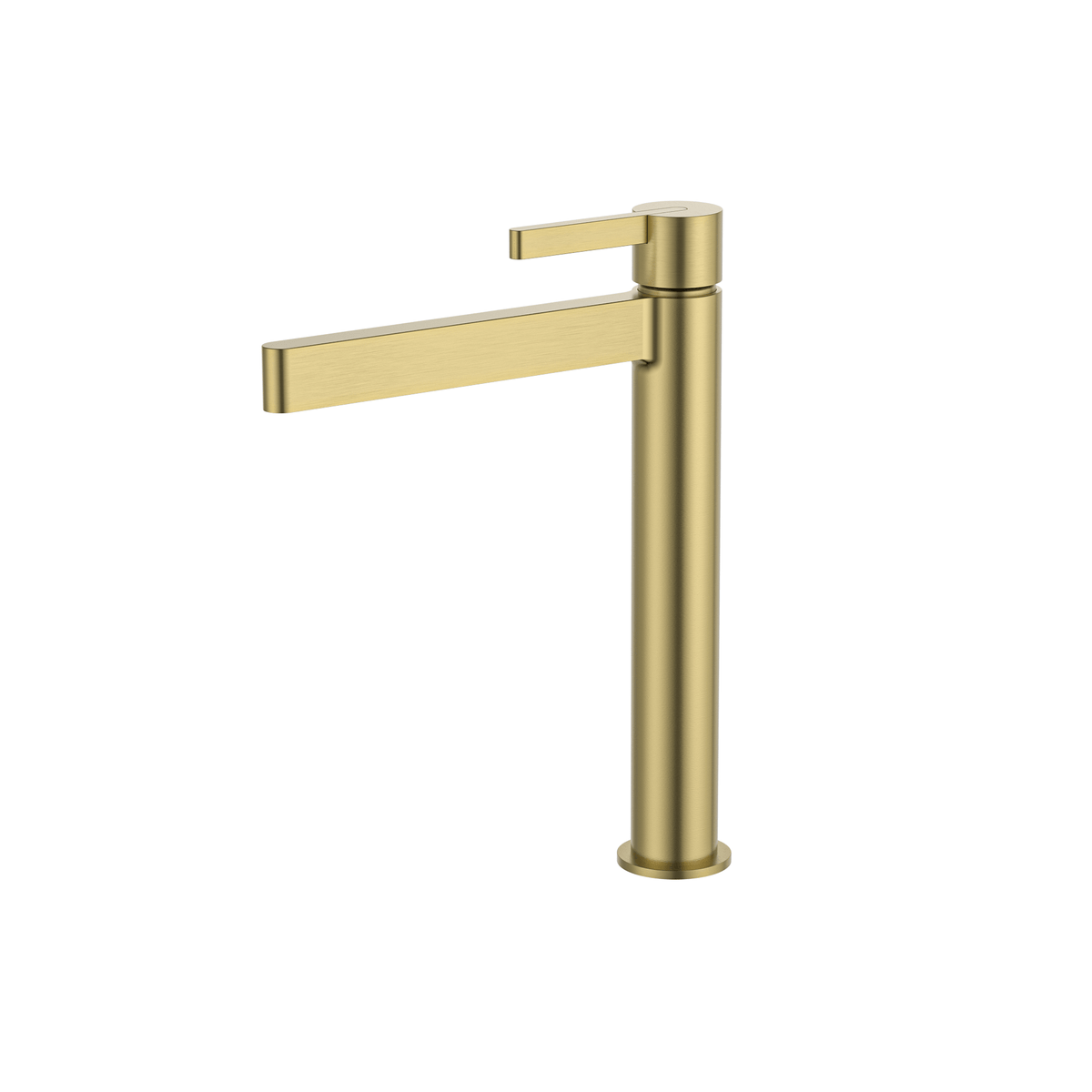 MELA BRUNO Tall Basin Mixer in Brushed Brass