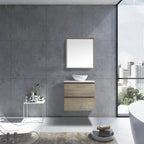 MELA CLARK 750 Wall Hung Vanity with 2 Drawers in Sorrento Oak