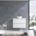 MELA CLARK 900 Wall Hung Vanity with 2 Drawers in Gloss White