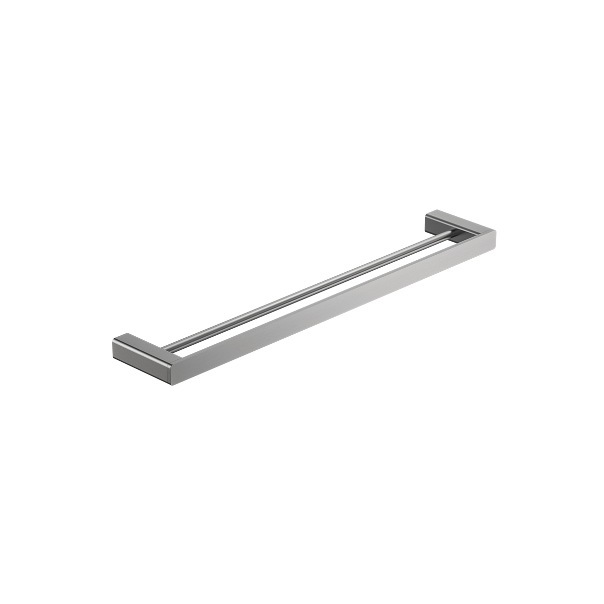 MELA FLOVA 600 Double Towel Rail Brushed Nickel (FLO.TR.600D.BN) – view 1