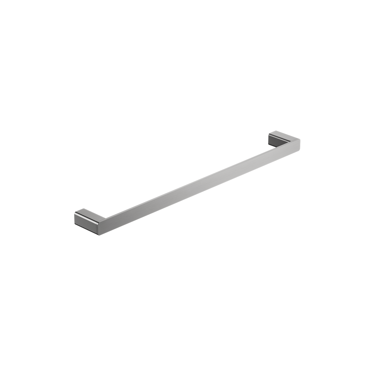 MELA FLOVA 600 Single Towel Rail, Brushed Nickel, FLO.TR.600S.BN, view 1