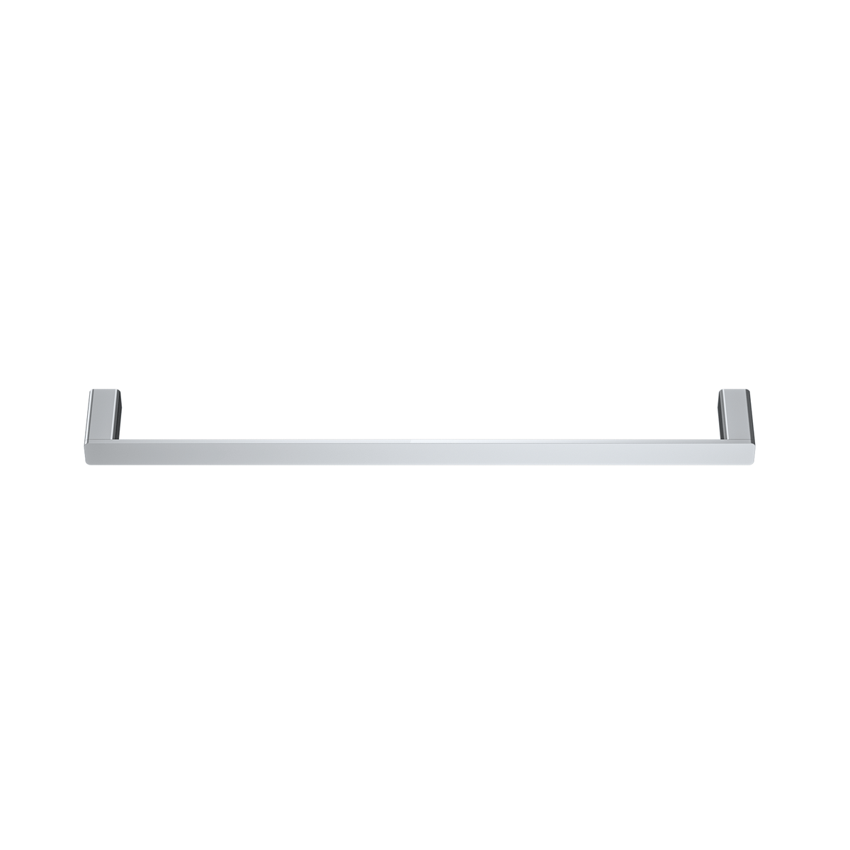 MELA FLOVA 600 Single Towel Rail, Chrome, FLO.TR.600S, view 3