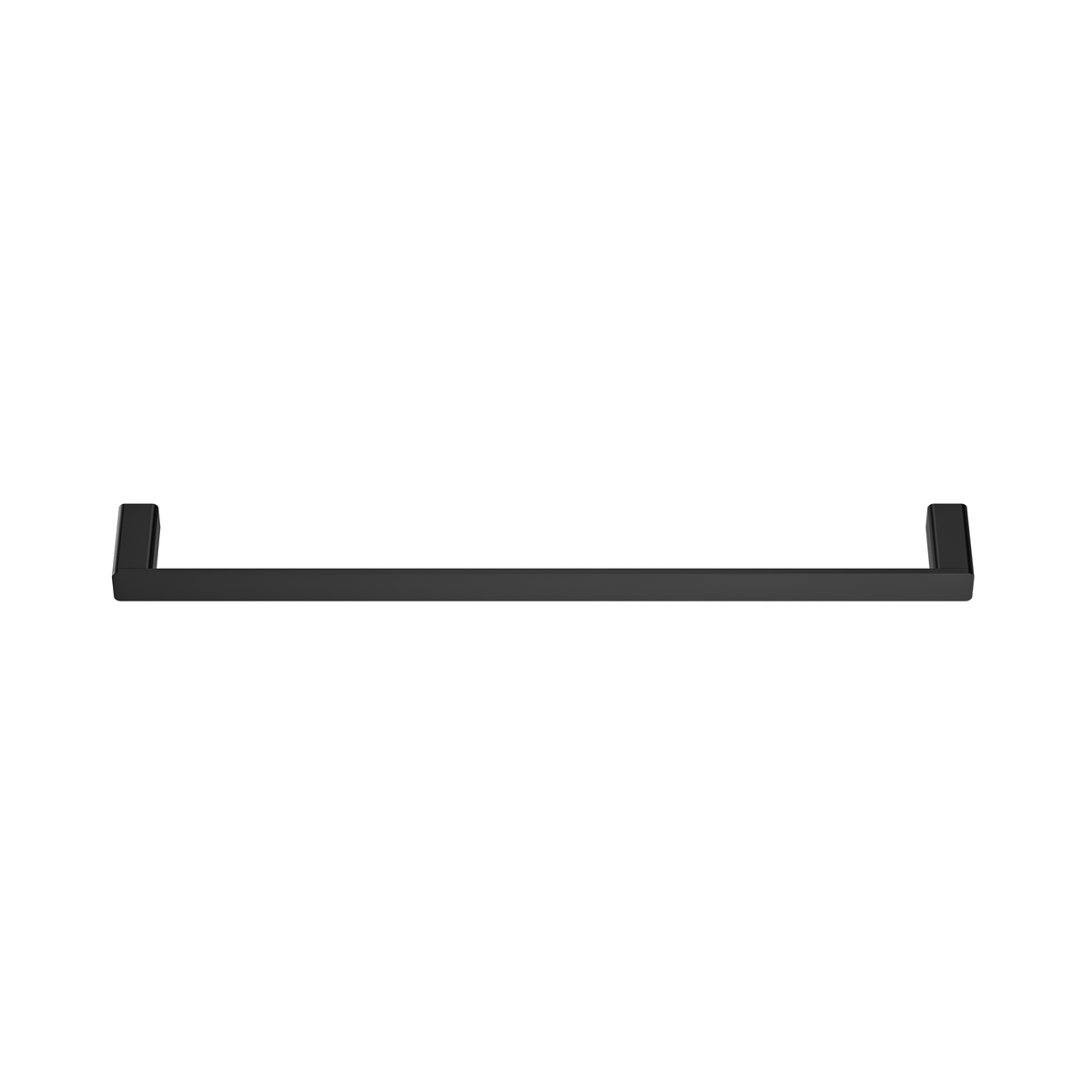 MELA FLOVA 600 Single Towel Rail, Matt Black, FLO.TR.600S.BK, view 3