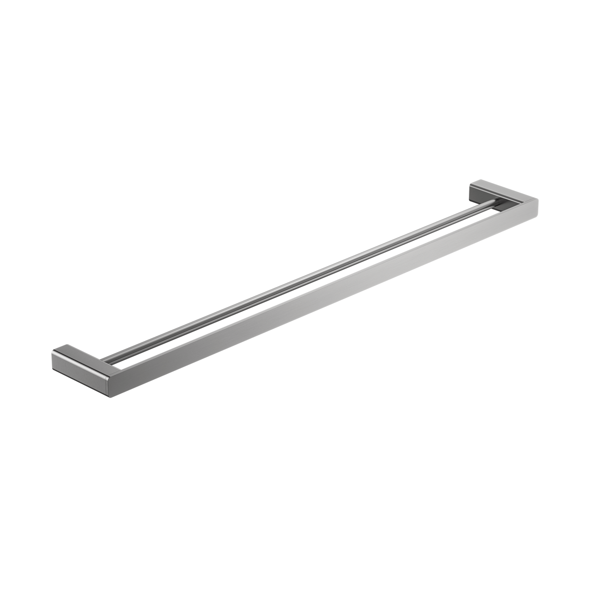 MELA FLOVA 800 Double Towel Rail, Brushed Nickel, FLO.TR.800D.BN