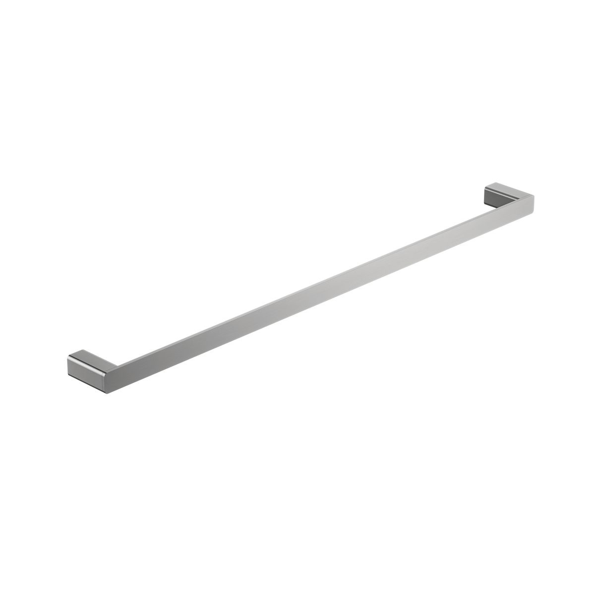MELA FLOVA 800 Single Towel Rail, Brushed Nickel