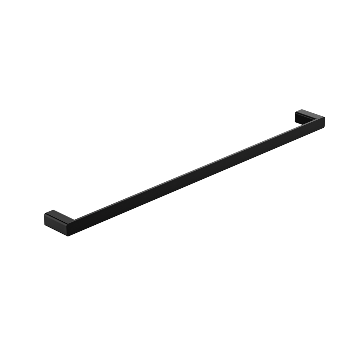 MELA FLOVA 800 Single Towel Rail, Matt Black