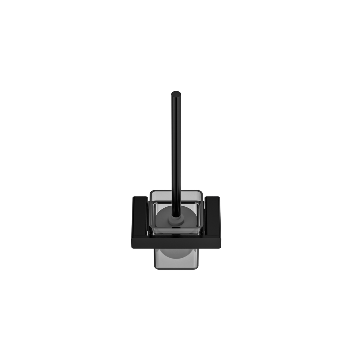 MELA FLOVA Toilet Brush Holder, Matt Black, FLO.TBH.001.BK