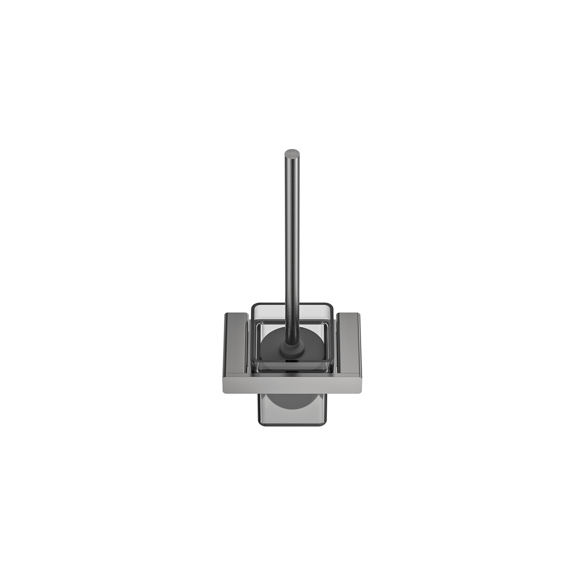 MELA FLOVA Toilet Brush Holder, Brushed Nickel, FLO.TBH.001.BN