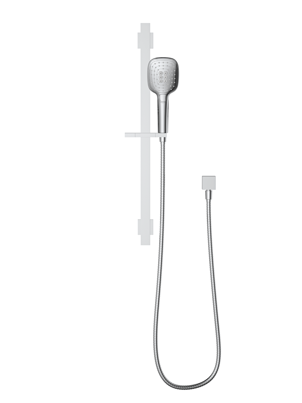 MELA FLOVA Hand Shower Set with Rail in Chrome, view 2