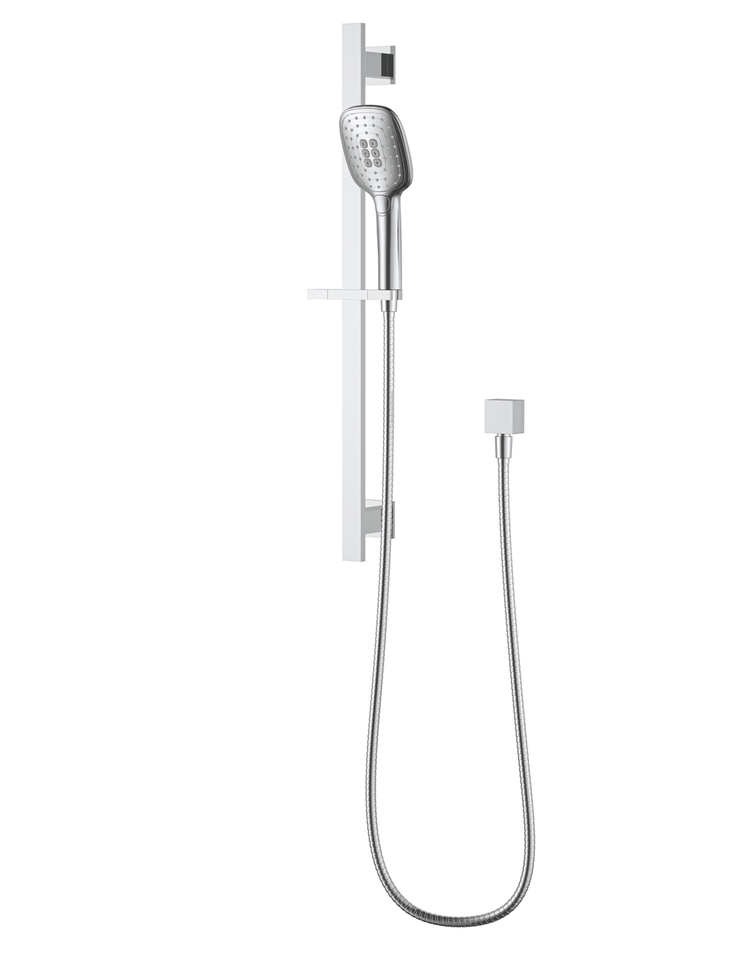 MELA FLOVA Hand Shower Set with Rail in Chrome, view 3