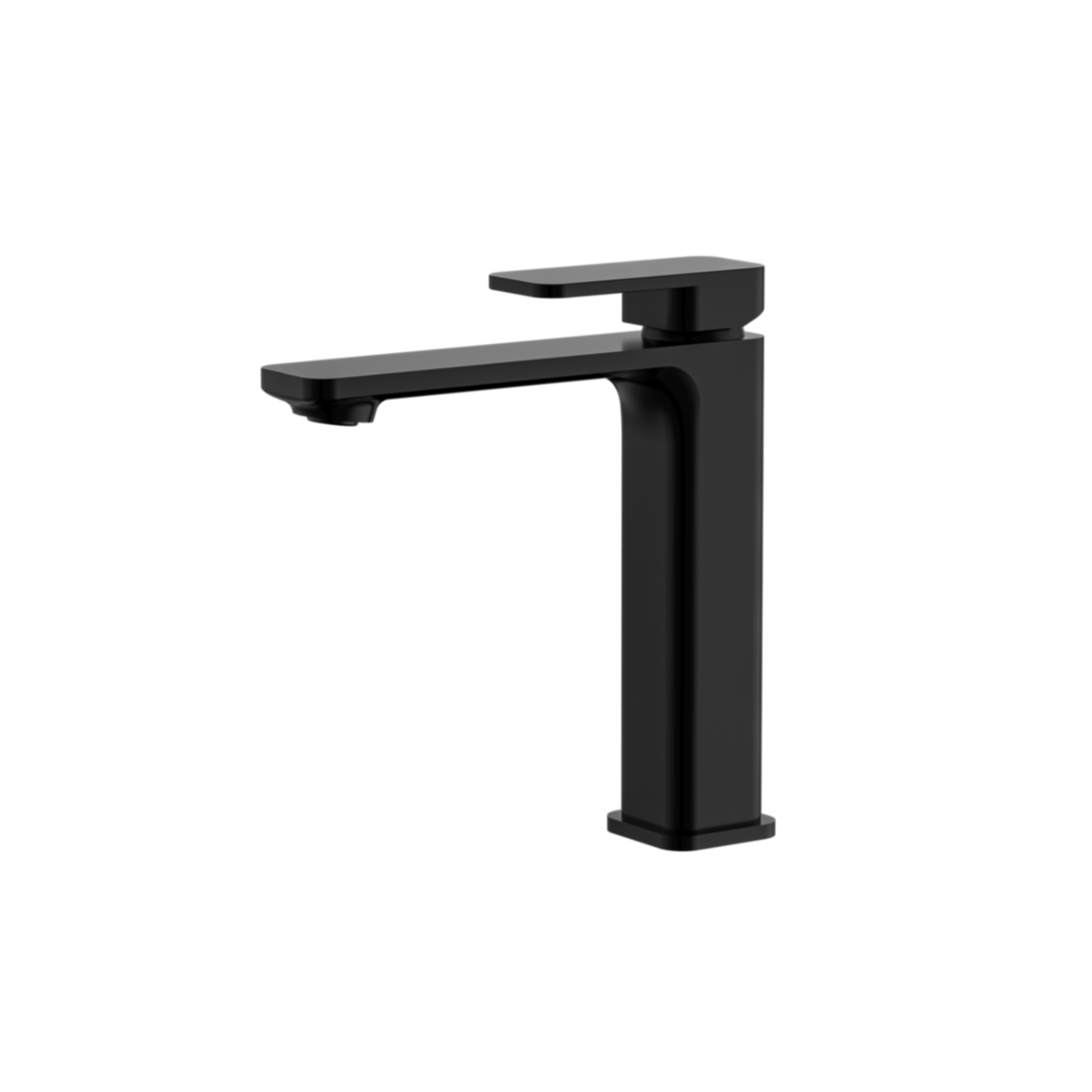 MELA FLOVA Medium Basin Mixer in Matt Black