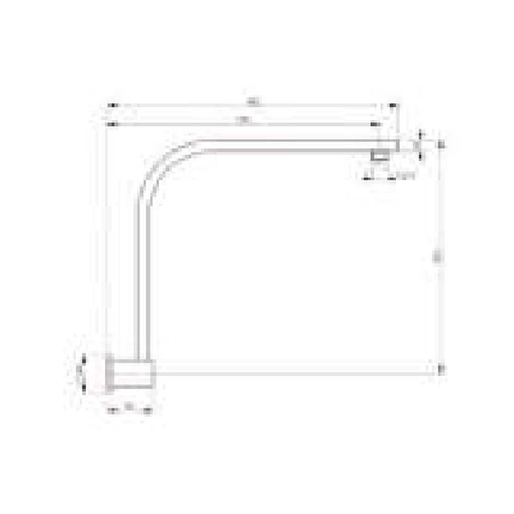 MELA FLOVA Shower Arm technical drawing