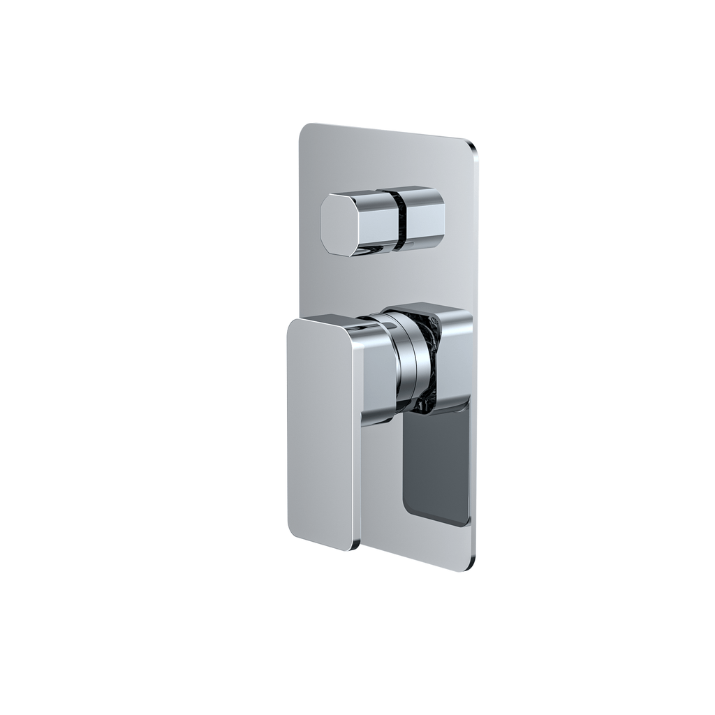 MELA FLOVA Shower/Bath Wall Mixer with Diverter in Chrome