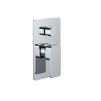 MELA FLOVA Shower/Bath Wall Mixer with Diverter in Chrome, view 2