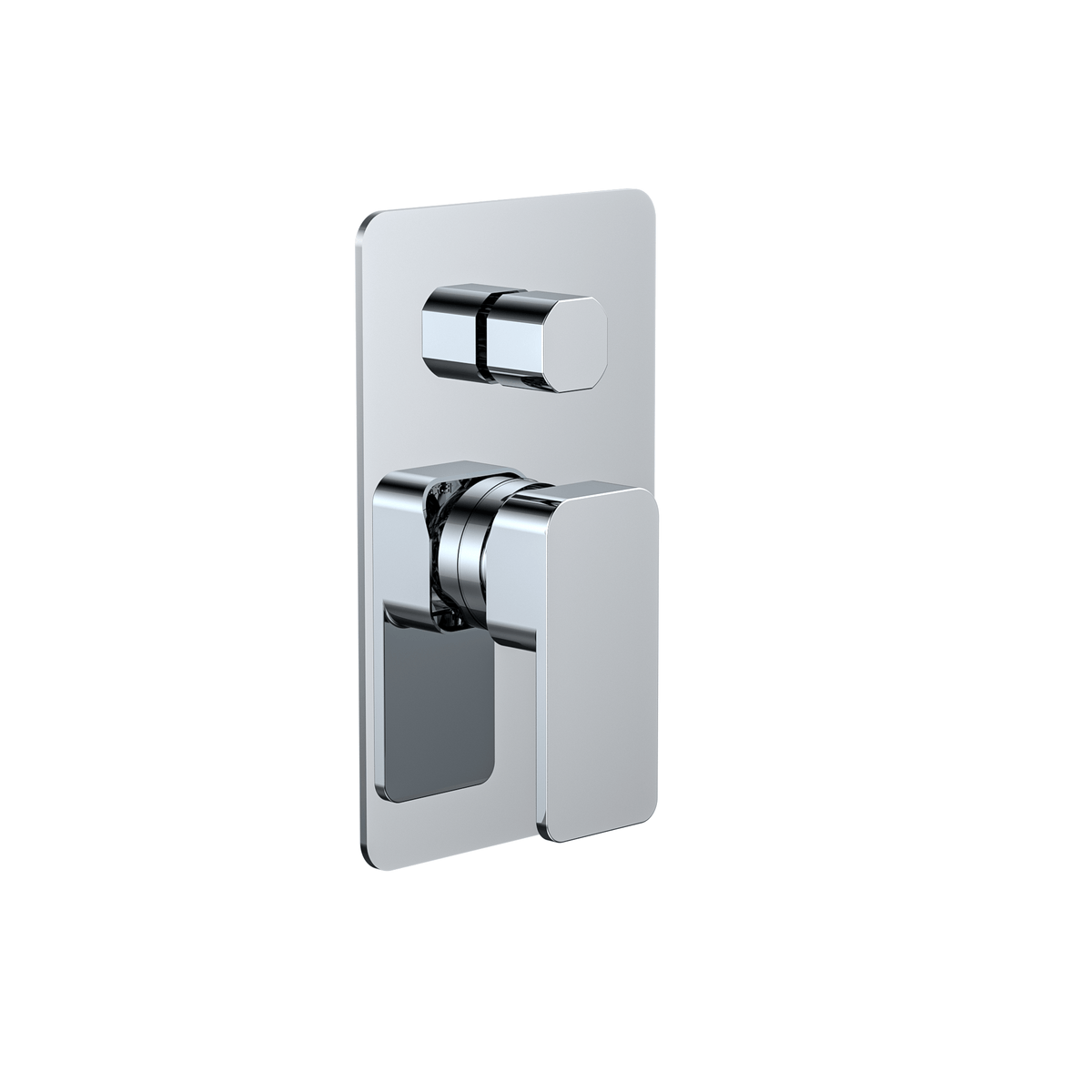 MELA FLOVA Shower/Bath Wall Mixer with Diverter in Chrome, view 2