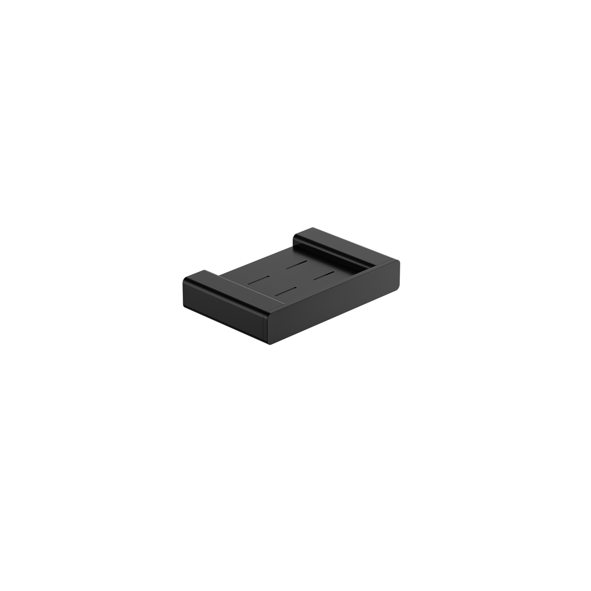 MELA FLOVA Soap Holder, Matt Black, FLO.SH.001.BK