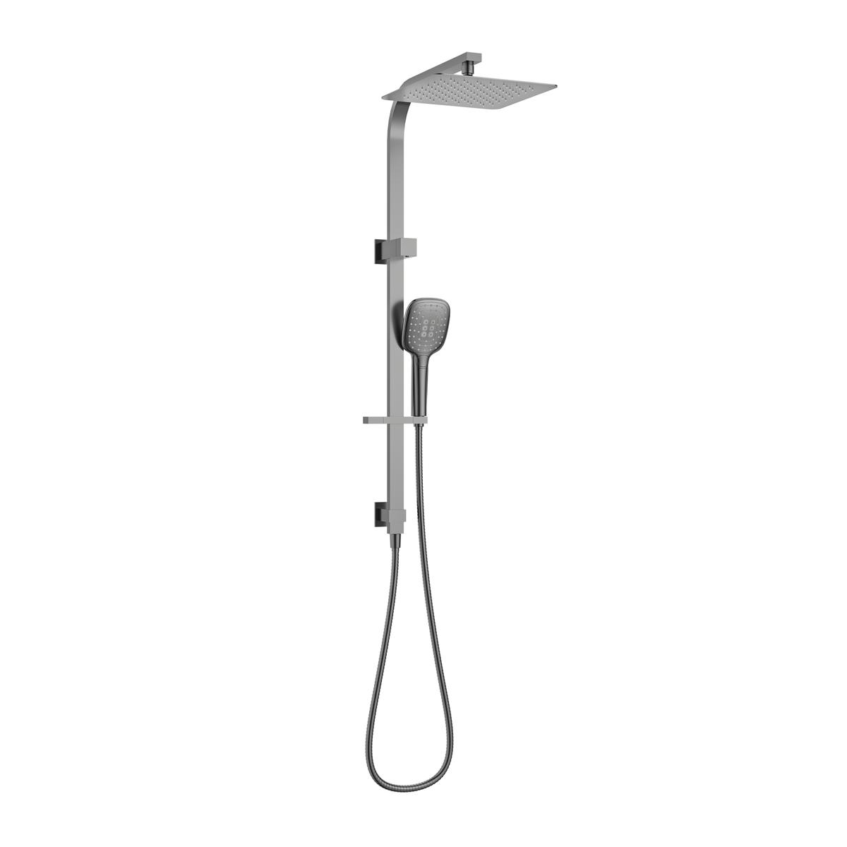 MELA FLOVA Combination Shower Set with Rail in Brushed Nickel