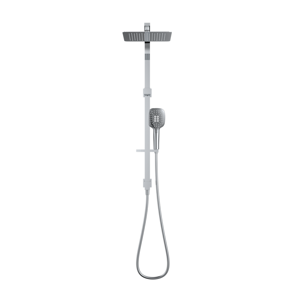 MELA FLOVA Combination Shower Set with Rail in Chrome, view 3