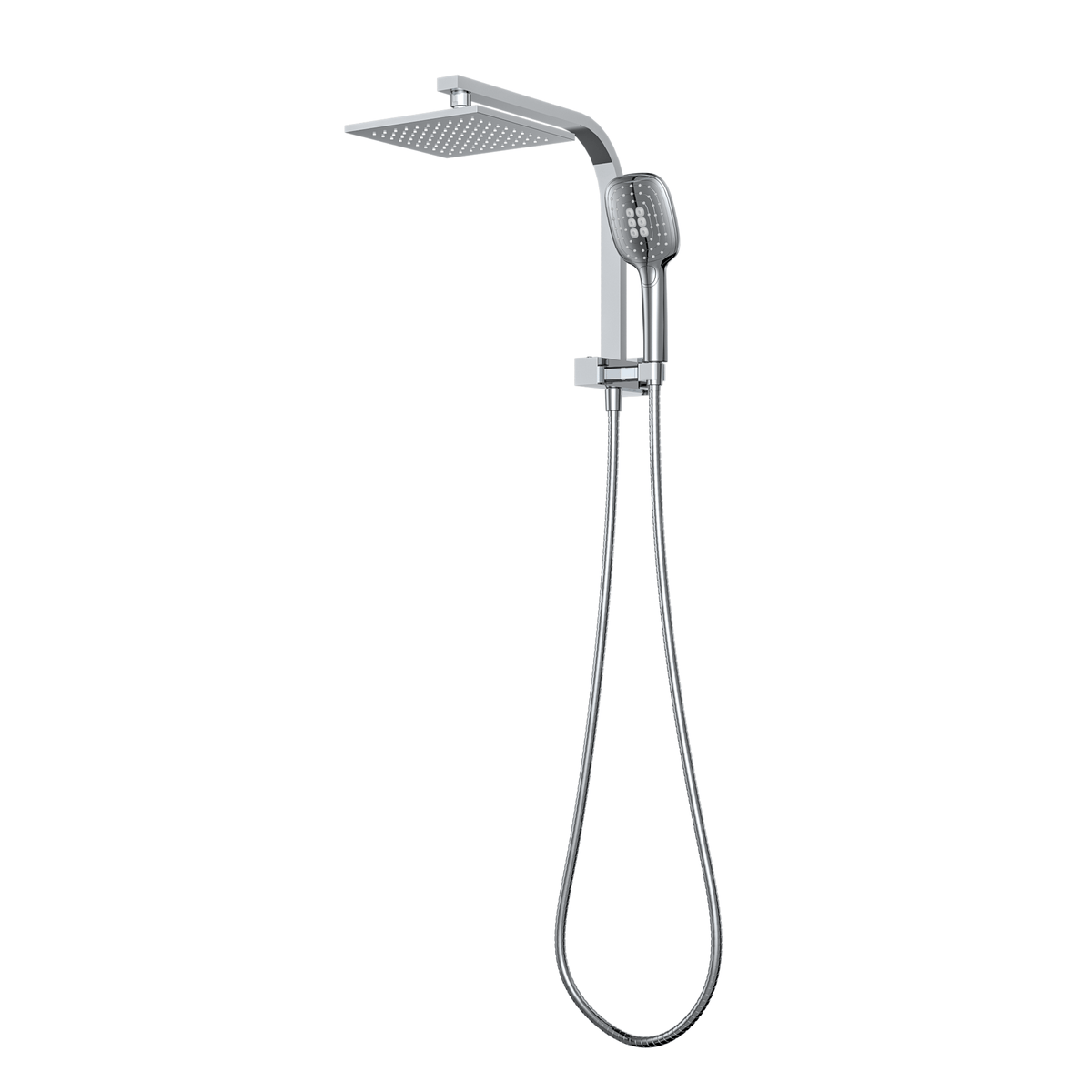 MELA FLOVA Combination Shower Set without Rail in Chrome, view 2