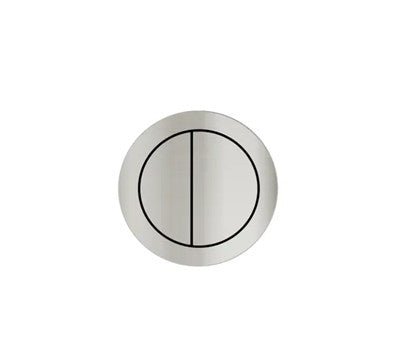 MELA Toilet Flush Button in Brushed Nickel