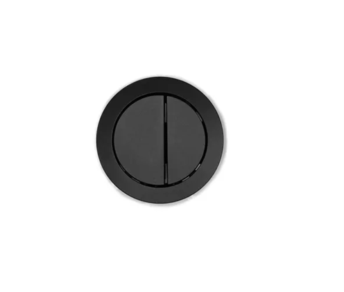 MELA Toilet Flush Button in Matt Black
