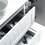 MELA HAMPTON 1050 Wall Hung Vanity with Door & Drawers, view 3